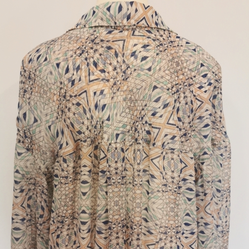 Free People Multicolor Patterned Blouse - Picture 5 of 10